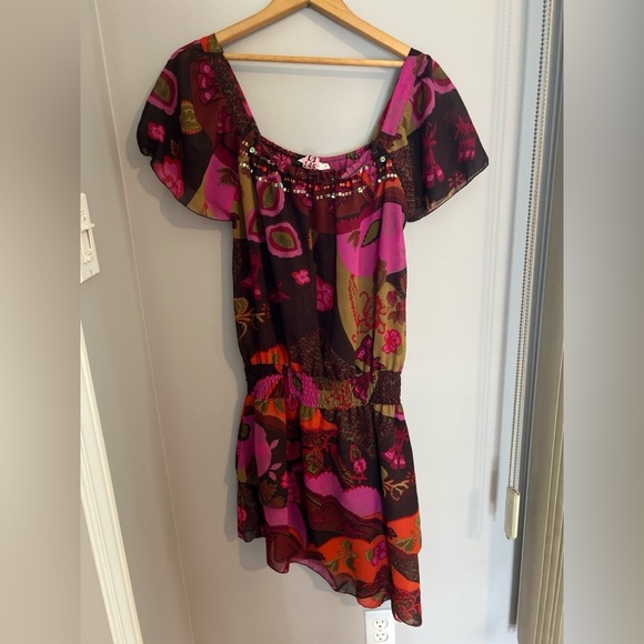 Y2K Floral Multicolor Top - Picture 5 of 9